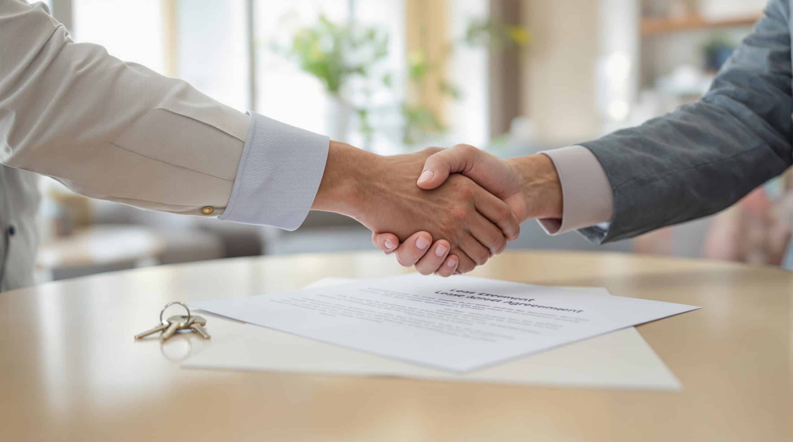 contrat-mains-serrées-clé-immobilier