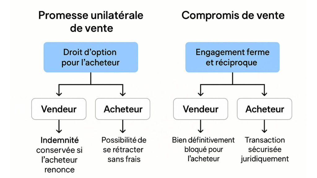 schéma-compromis-ou promesse-de-vente-achat-immobilier