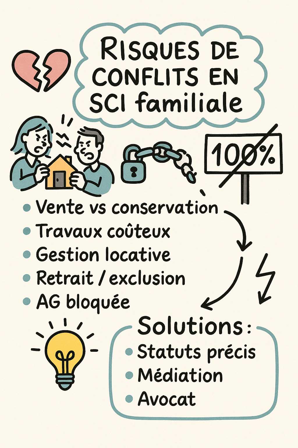 sci-familiale-inconvénients-sketchnote